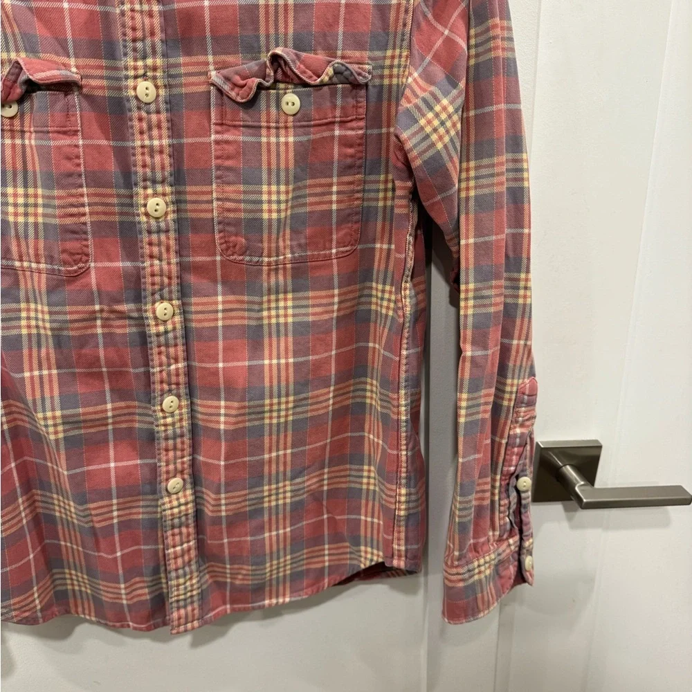J. Crew Men's Multicolor Plaid Button Down Shirt